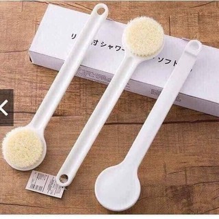 Loại Tốt Bàn Chải Cọ Chà Lưng Muji Nhật Bản, Cây Bông Tắm Chà Lưng Có Hộp
