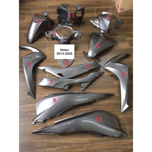 Dàn Áo Vision  Xám Ghi Chính Hãng Honda