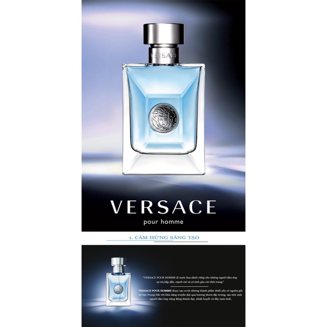 Nước hoa versace pour homme 50ml full seal