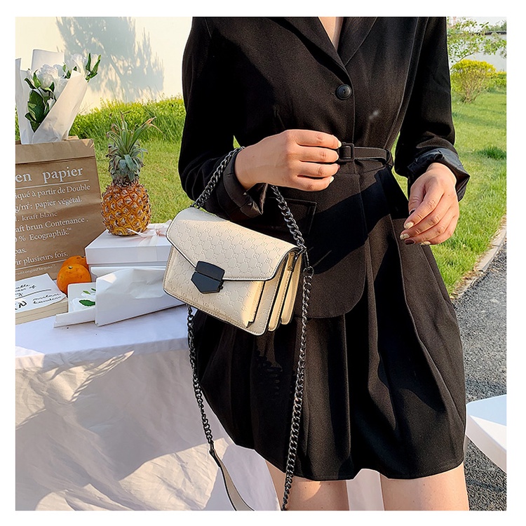 Túi xách GC cao cấp in dập nổi dây đeo xích sang trọng Ulzzang siêu đẹp ❤️