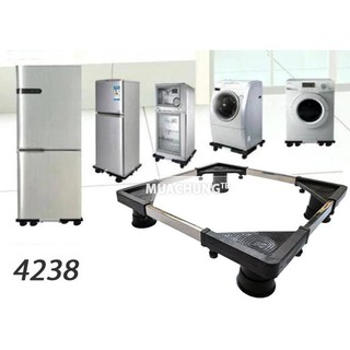 Kệ chân inox đa năng để máy giặt, tủ lạnh