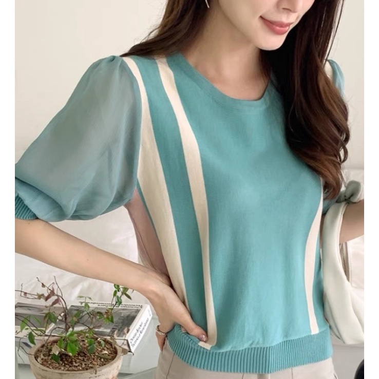 Áo Tay Voan Lỡ Hàng Quảng Chau