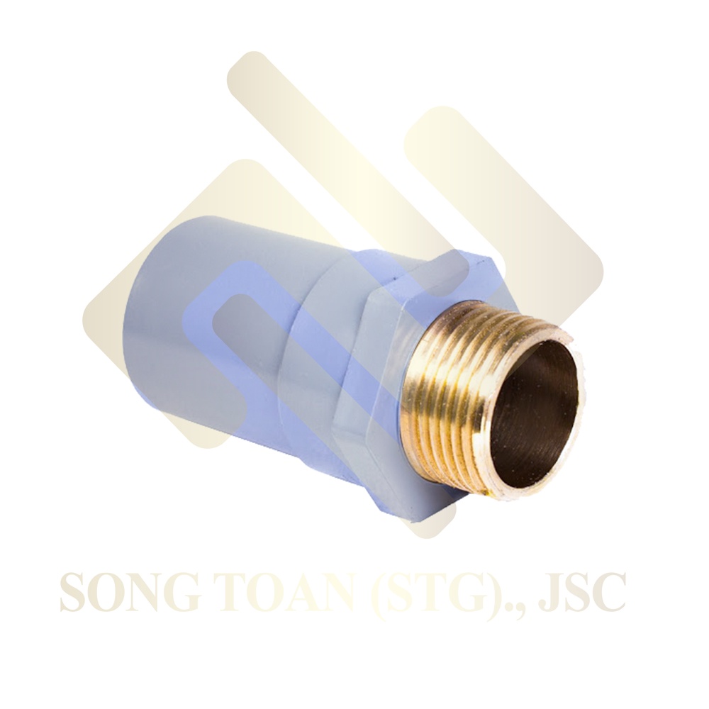 Nối Nhựa Pvc Ren Ngoài Bsp Hệ G Bằng Đồng, Kết Nối Cho Ống Nhựa Pvc Trơn Dán - Thương Hiệu Ống Nhựa Bình Minh