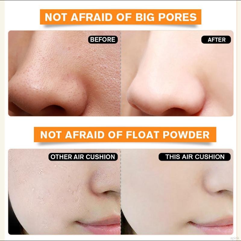 [Hàng mới về] Kem nền dưỡng ẩm che lỗ chân lông dạng air cushion kèm lõi thay thế LAIKOU | BigBuy360 - bigbuy360.vn