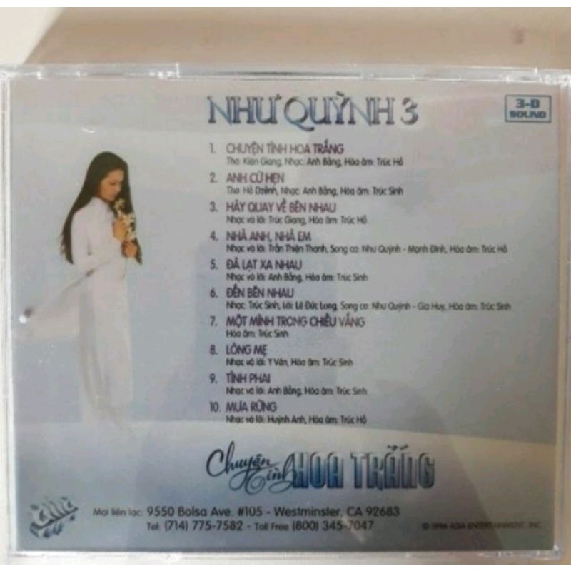 Bộ 5 cd Như Quỳnh phono