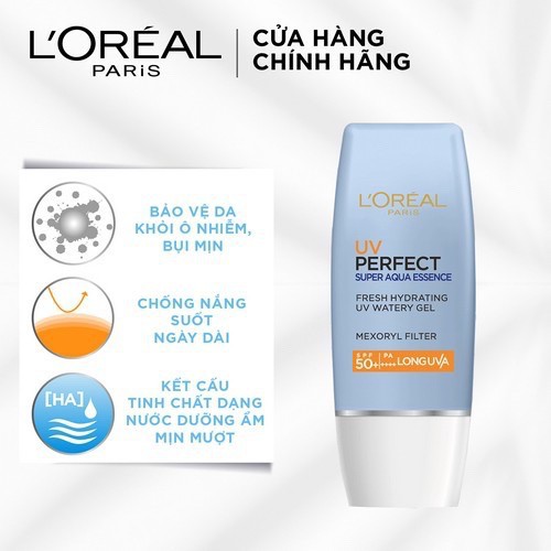 Kem chống nắng bảo vệ & dưỡng da L'Oreal Paris UV Perfect SPF50+ PA++++ 30ml