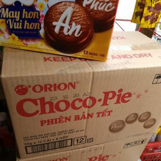 1 thùng Choco Pie 8 hộp 396g  395k.