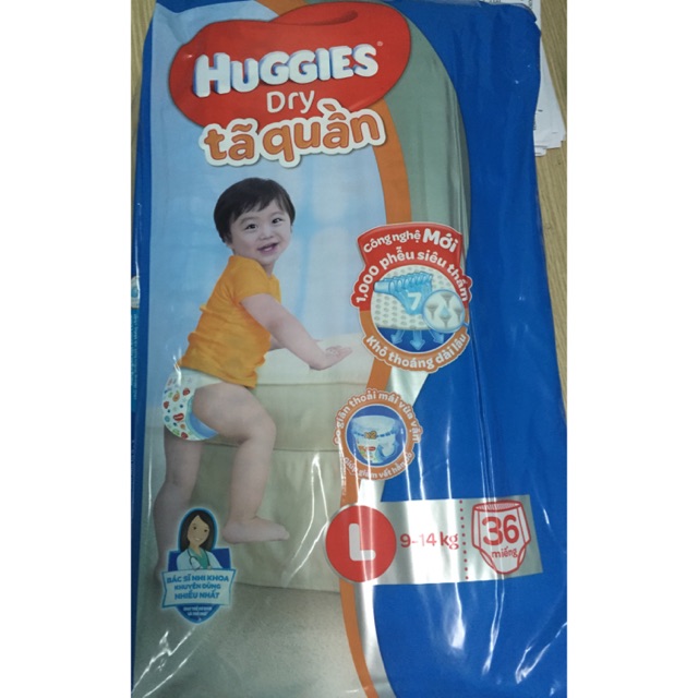 Bỉm quần Huggies L36 ( giá sỉ )