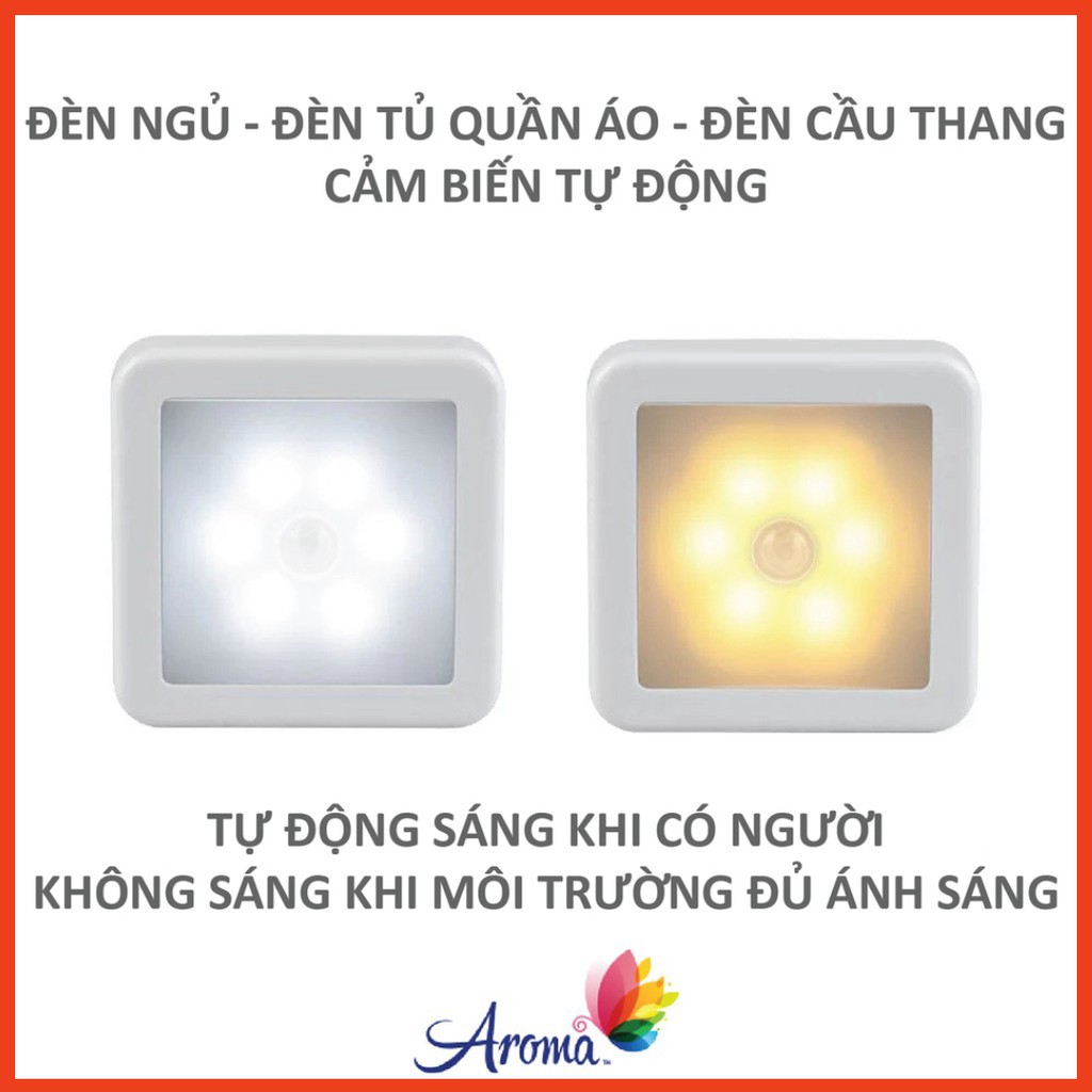 Đèn cảm ứng, cảm biến chuyển động dán lối đi cầu thang, tủ quần áo, phòng ngủ QL-03