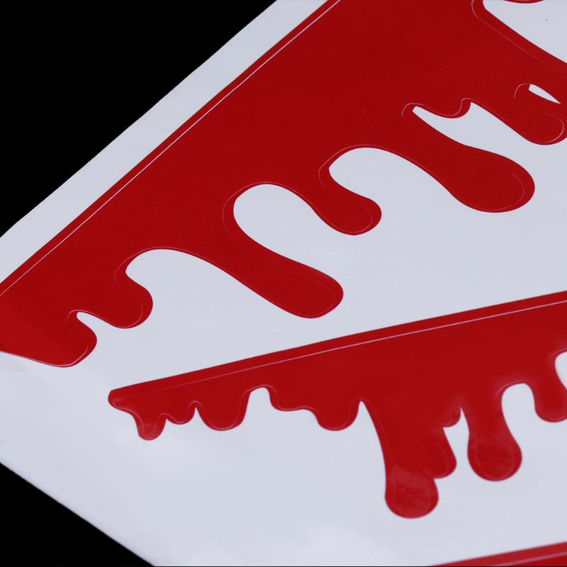 Set 7 Miếng Dán Vinyl Hình Zombie Vui Nhộn Trang Trí Xe Hơi