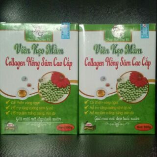 Viên kẹo mầm, keo Nghệ Collagen, Hồng sâm Thu Vũ (500gr)