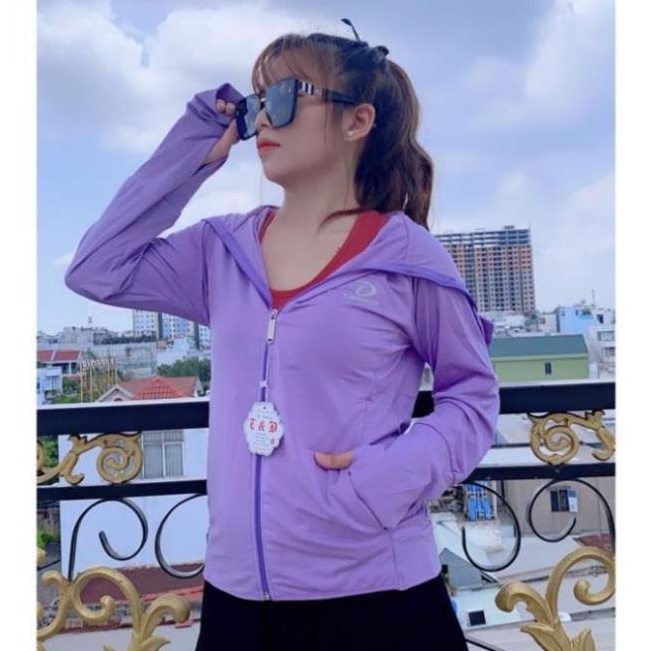 [HÀNG HOT] Áo Khoác Chống Nắng Nữ  kèm bao tay khẩu trang thông hơi, cản tia UV thoáng mát, mềm mại