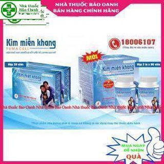 Kim Miễn Khang Hộp 180 Viên tặng kèm hộp 30 viên - Hỗ trợ Lupus Ban Đỏ, Vảy Nến, Các Bệnh Tự Miễn