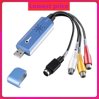Portable USB 2.0 Video & Audio Capture Card Adapter Composite RCA