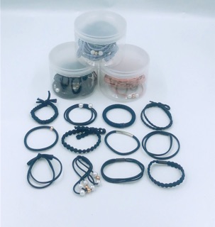 Hộp 12 dây cột tóc Hàn Quốc