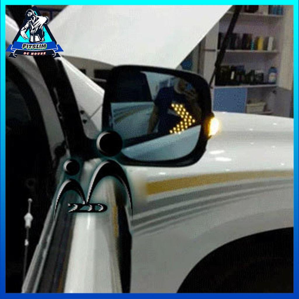 1 Đèn Xi Nhan Hình Mũi Tên 14 Bóng Led 3528smd Gắn Gương Chiếu Hậu Xe Hơi