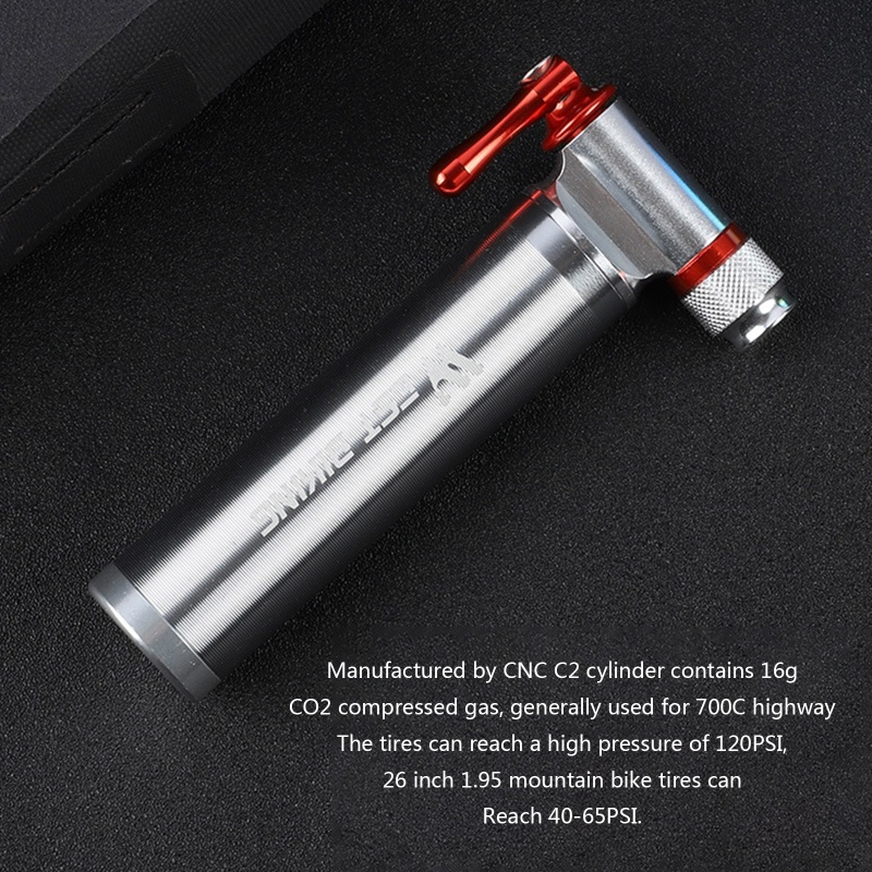 Ống Bơm Mini CO2 Cách Nhiệt Tiện Dụng Cho Xe Đạp