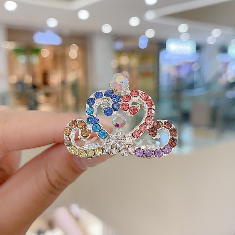 Vương miện bé gái đính đá đáng yêu phong cách công chúa