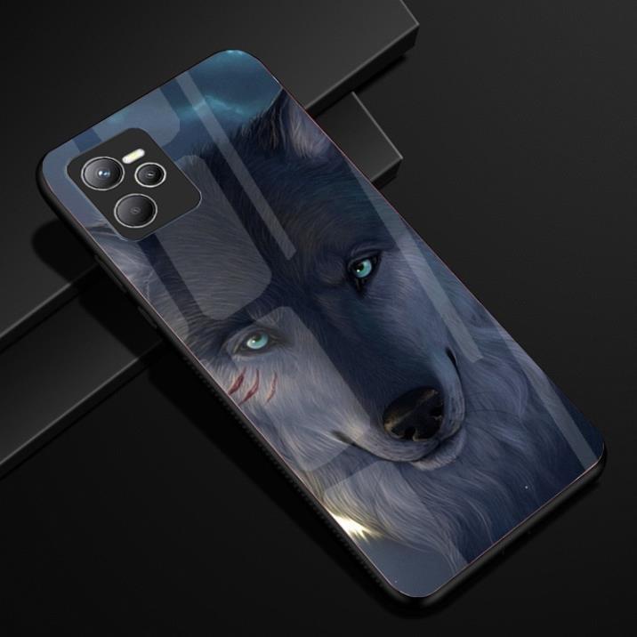 Ốp Lưng REALME C35 / Narzo 50A Prime mặt kính cường lực chống bể cao cấp thiết kế Độc Quyền