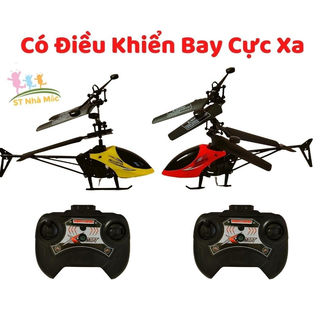 Đồ Chơi Máy Bay Điều Khiển Từ Xa Helicopter Kèm Dây Sạc - Đồ Chơi Thông Minh Cho Bé Phát Triển Tư Duy - ALOKIDS TB
