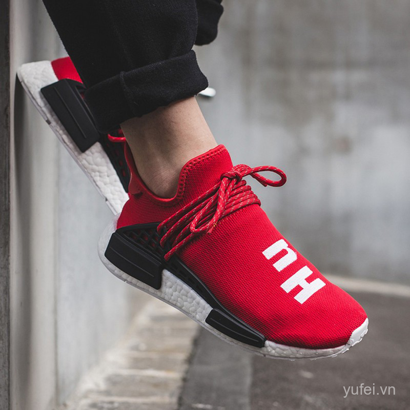 Giày PHARRELL WILLIAMS X ADIDAS NMD HUMAN RACE RED wwmP