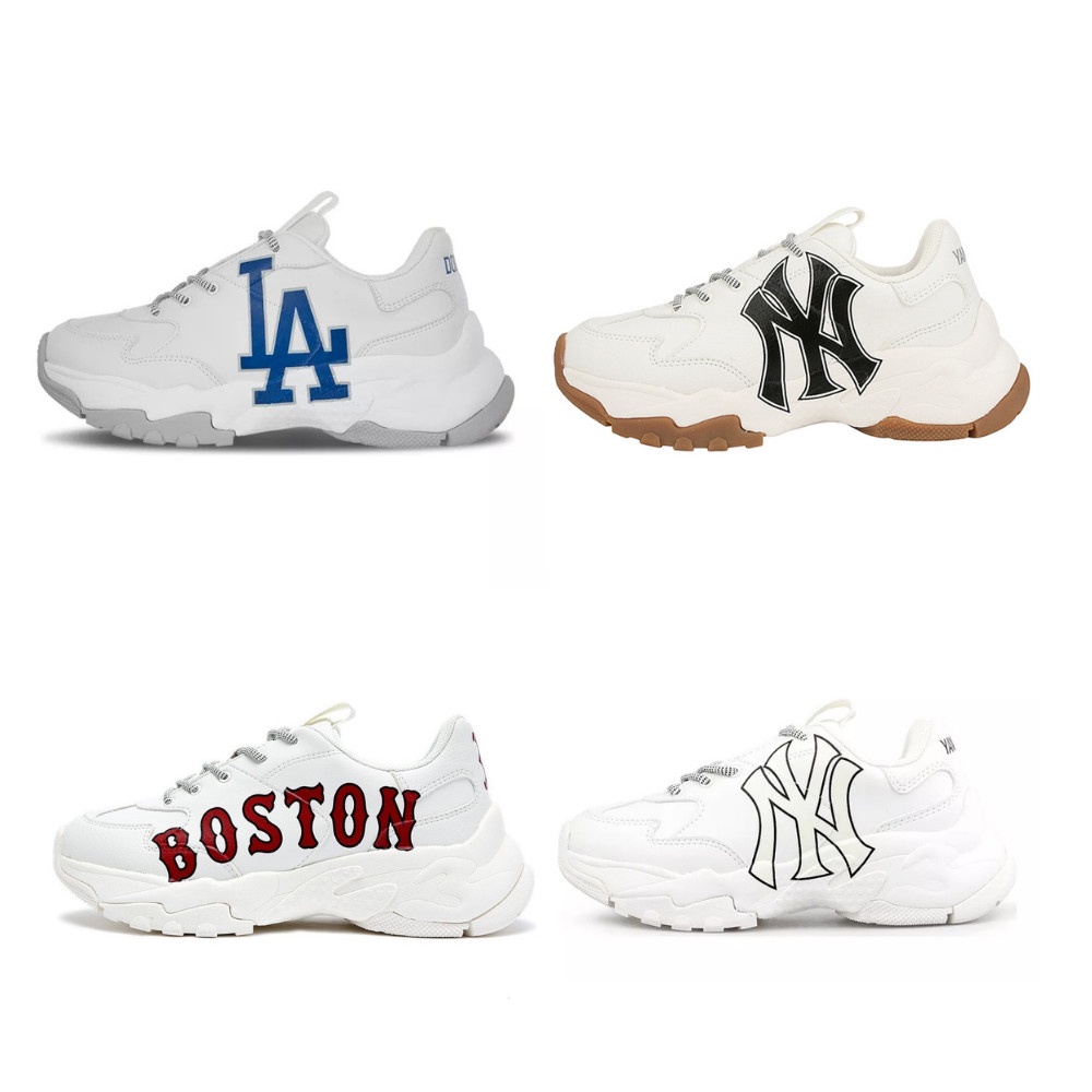 Giày Thể Thao MLB LA,NY Nam Nữ, Giày Sneaker Dodgers Đế Độn Tăng Chiều Cao Siêu Hot Siêu Xinh Full Size
