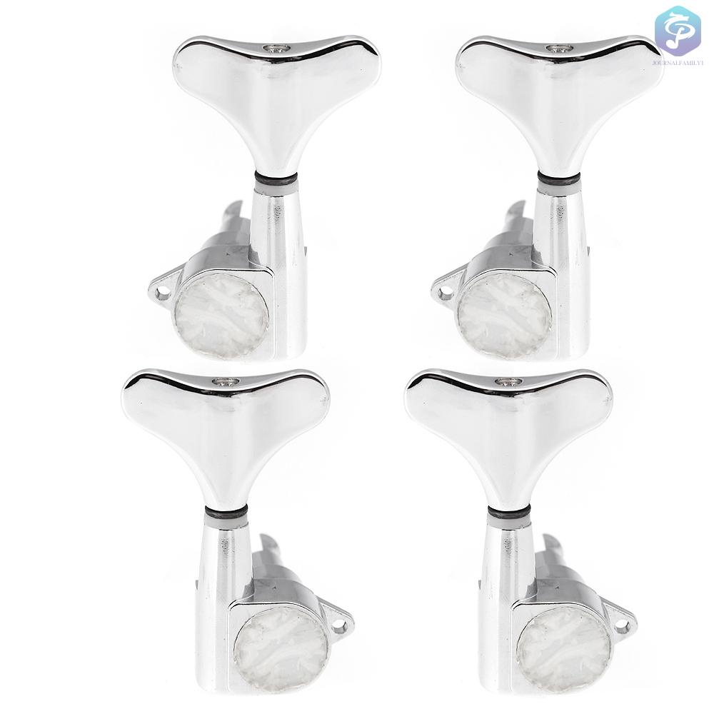 Set 4 Đầu Chốt Vặn Điều Chỉnh Dây Đàn Guitar Bass 2l + 2r