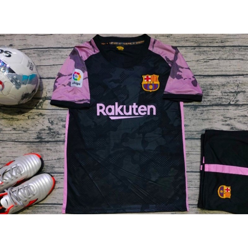 Áo Quần Bóng Đá Đội Barca Đen (21-22)