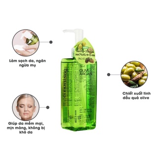 [Dầu tẩy trang] Olive & Argan Deve Nhật Bản 200ml