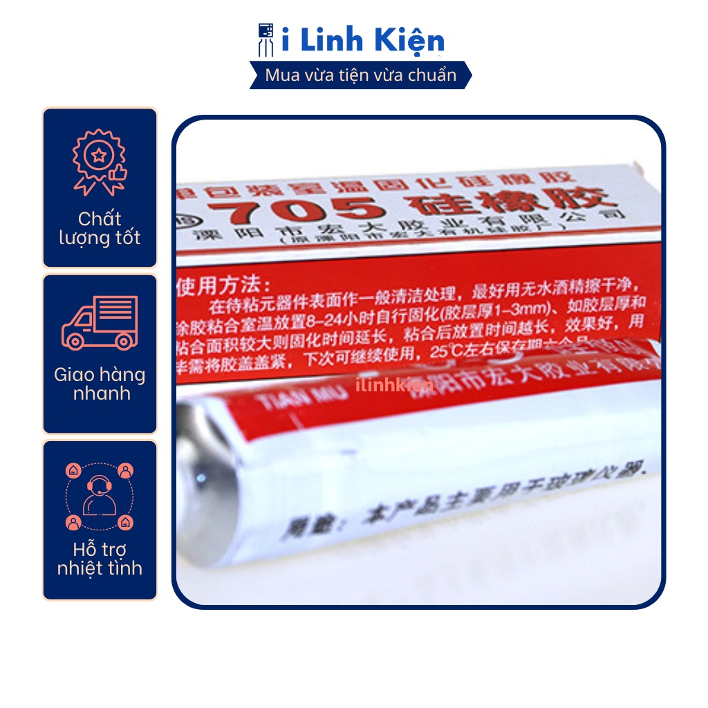 Keo 705 bảo vệ mạch màu trong suốt