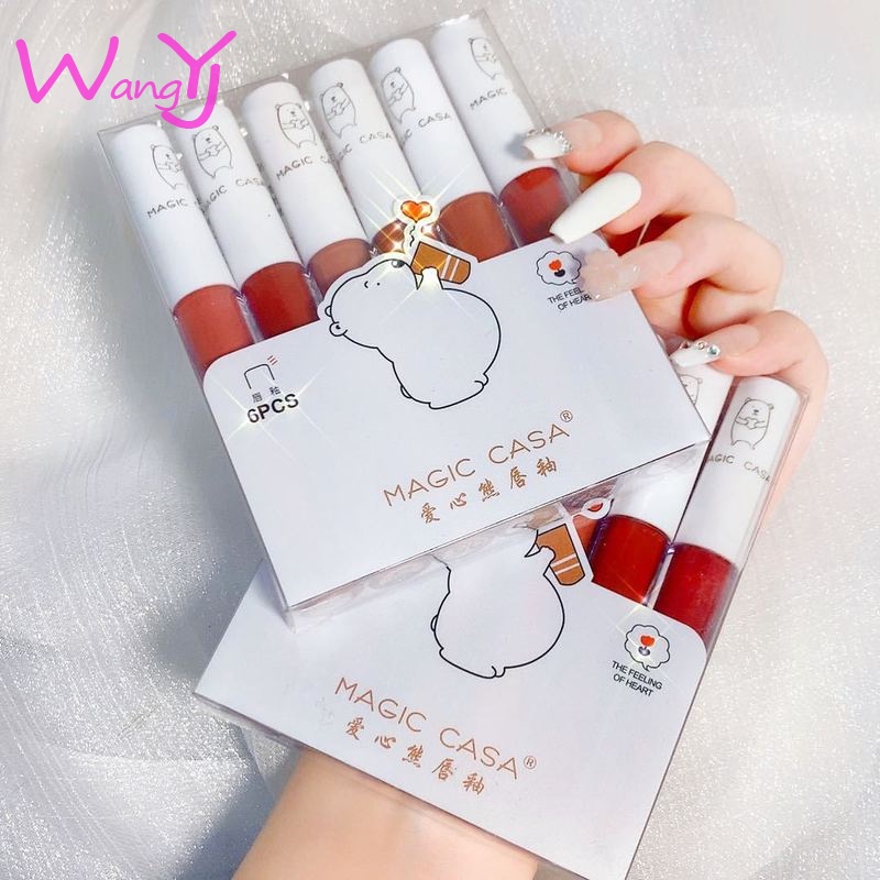 Hộp 6 Thỏi Son Lì Màu Sắc Thời Trang Chất Lượng Cao
