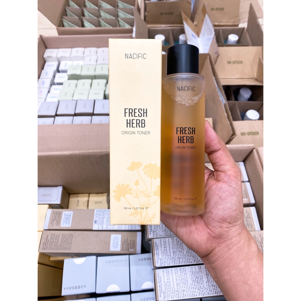 Nước Hoa Hồng Dưỡng Trắng Làm Dịu Da NACIFIC Fresh Herb Origin Toner Hàn Quốc 150ml