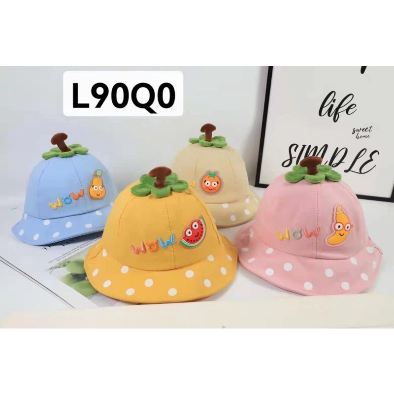 (bán sỉ) Mũ vành tròn cản bụi ,cản gió ,chống giọt bắn cho bé trai bé gái!