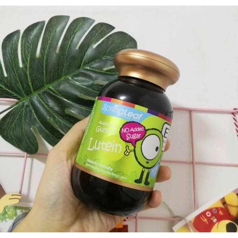Kẹo gum bổ mắt Lutein Spring Leaf Úc 2y+ giúp bé mắt sáng tinh anh Chính Hãng Úc