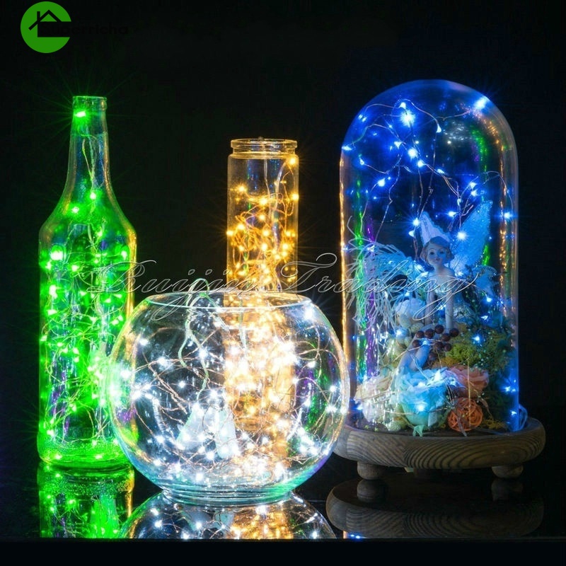 Dây đèn LED trang trí 5M/ 50 bóng hình chữ U