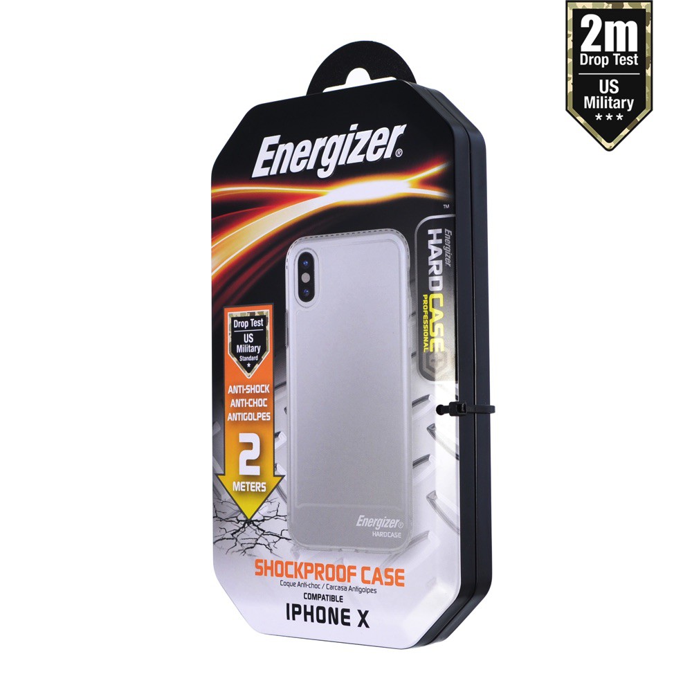 Ốp lưng Energizer chống sốc 2m cho iPhone X - ENCOSPIP8