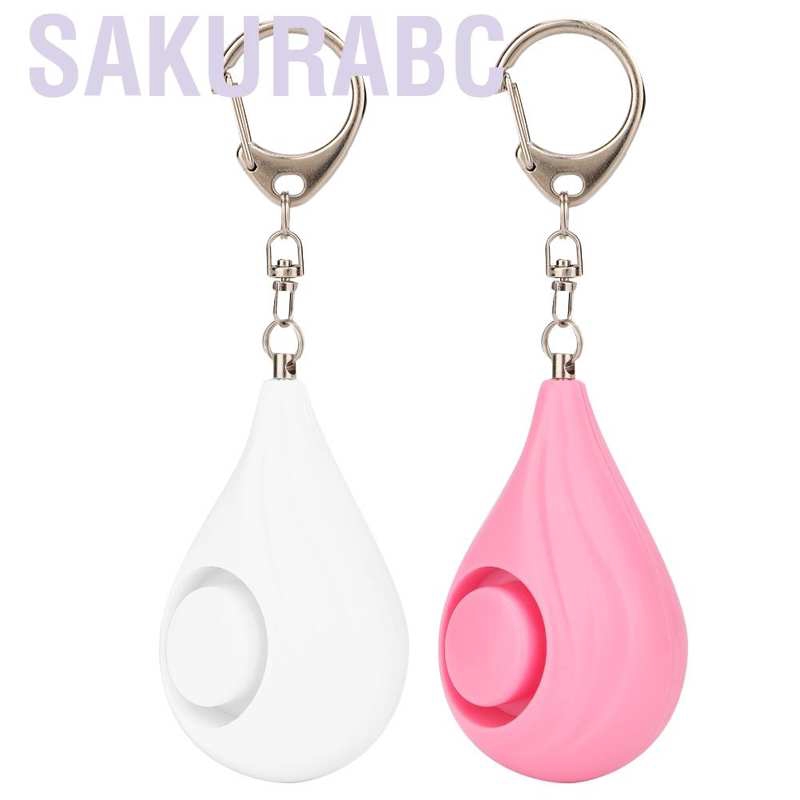 Sakurabc Key ring with personal alarm  125Db security alarms survival whistle providing and property insur