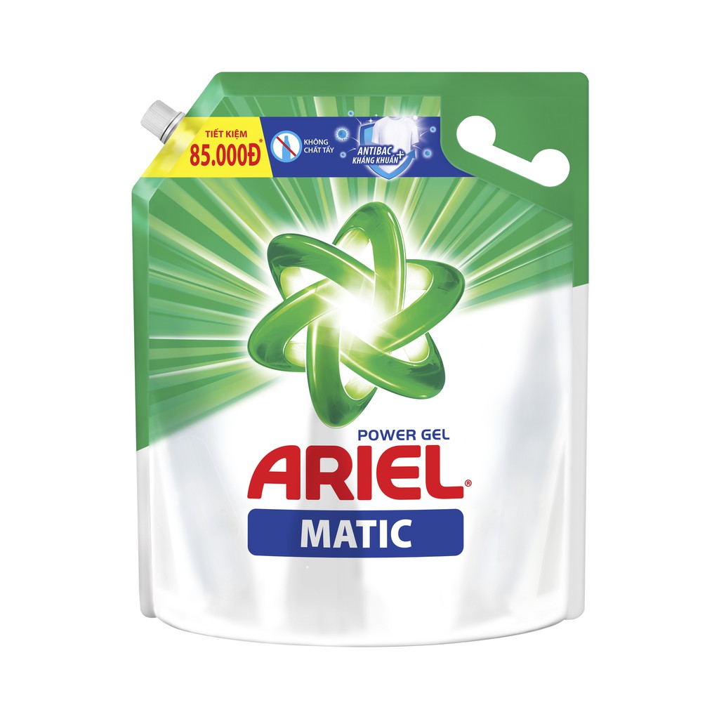 [Mã BIGKANG5 giảm 10% tối đa 20K đơn 150K] Ariel Matic nước giặt Túi 3.5KG