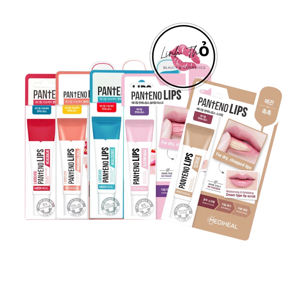 Son dưỡng giảm thâm môi Mediheal Labocare Panteno Lips Labo Care Xanh, Đỏ, Cam