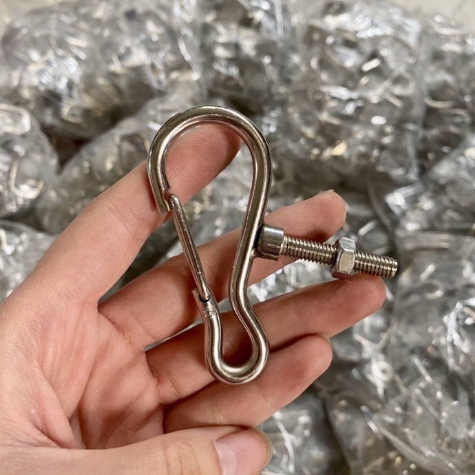 Móc Treo Đồ Xe Máy inox/ Móc Chữ U inox & Móc Kẹp inox Tặng Kèm Ốc