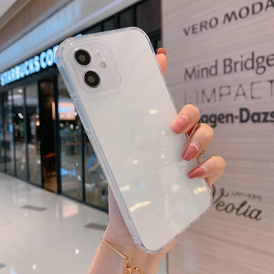 Ốp điện thoại mềm trong suốt chống sốc cho iPhone 13 12 Mini 11 Pro X XR XS Max 5 5S Se 6 6S 7 8 Plus Se 2020 2