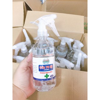 Cồn xịt khuẩn 70 độ, chai xịt cồn 500ml, xịt khử khuẩn an toàn-CXK