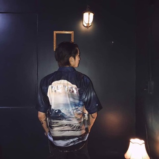 MENDE- Moon Fight Shirt - Áo Sơ Mi tay ngắn nam