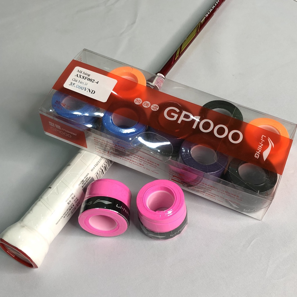 2 Chiếc Quấn Cán Vợt Cầu Lông Li-Ning GP1000 [ Êm - Mềm - Mượt - Mịn ]