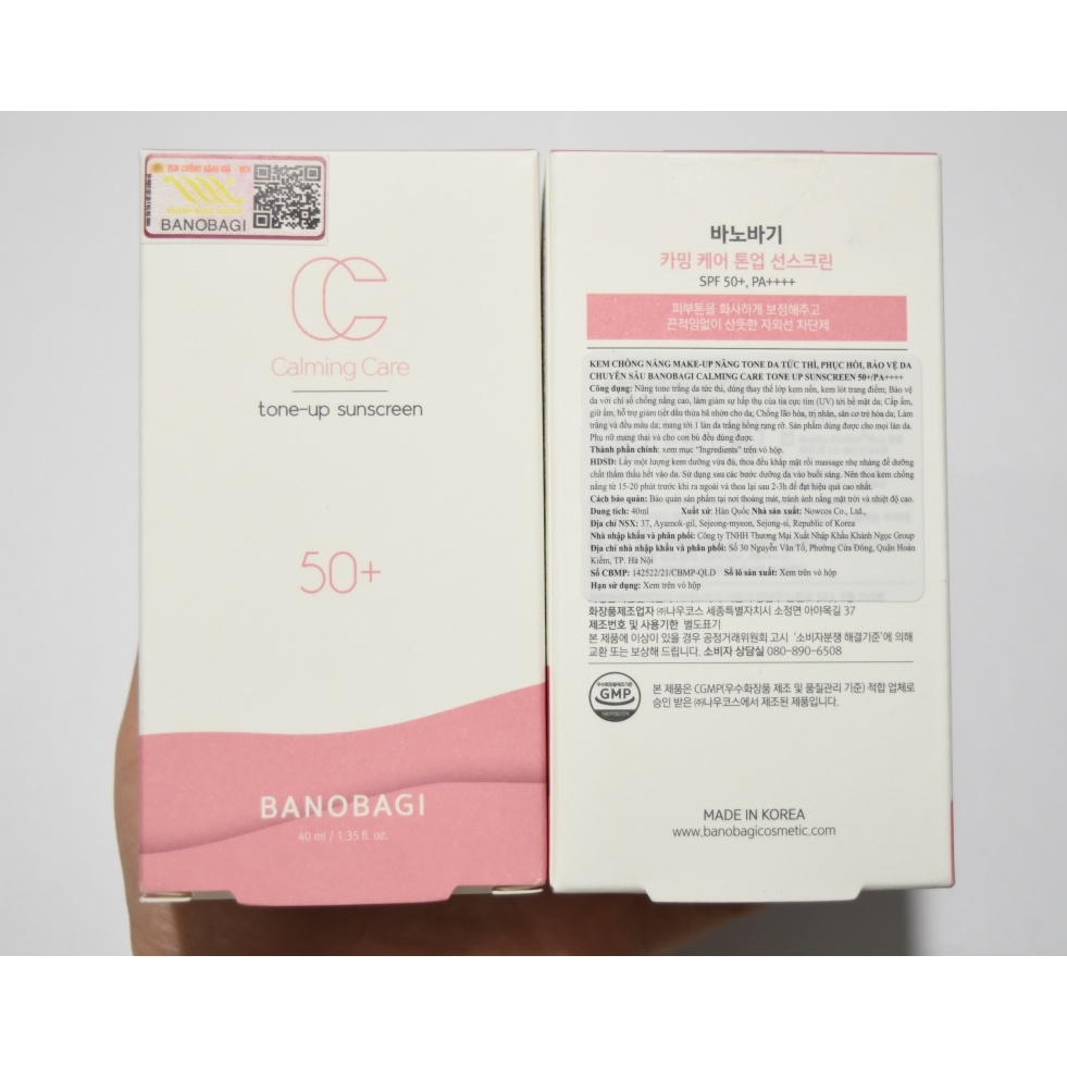 Kem chống nắng tone up banobagi 40ml | BigBuy360 - bigbuy360.vn