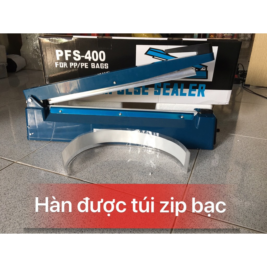 [LOẠI TỐT]máy hàn miệng túi pfs 400 nhựa| máy ép miệng túi PFS 40cm| máy cắt ép màng co 40cm nhựa