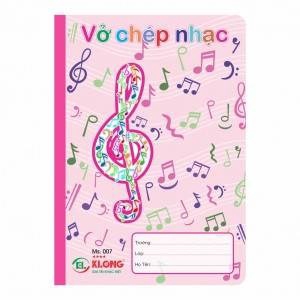 Vở chép nhạc KLONG B5- 36 trang 70/92; MS: 007