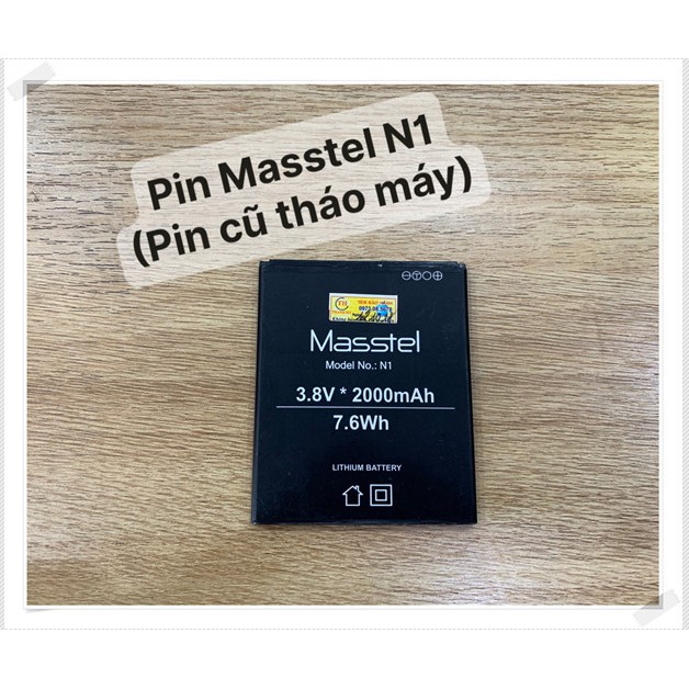 [Mã ELORDER5 giảm 10K đơn 20K] Pin Masstel N1(pin cũ tháo máy)