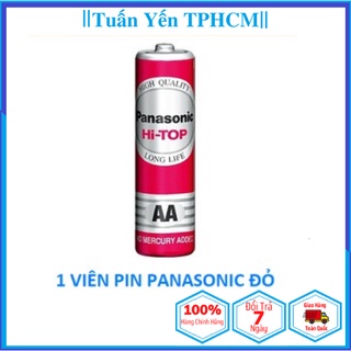1 viên pin tiểu aa panasonic r6dt/4s đỏ