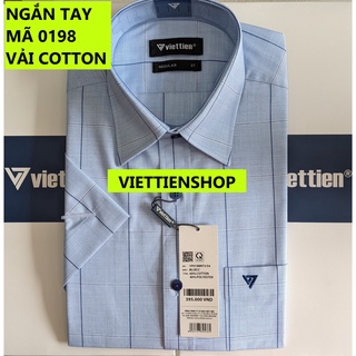 (0198 CRS) ÁO SƠ MI VIỆT TIẾN NGẮN TAY CA RÔ